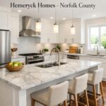 Modern kitchen upgrade in Norfolk County with new appliances and cabinetry